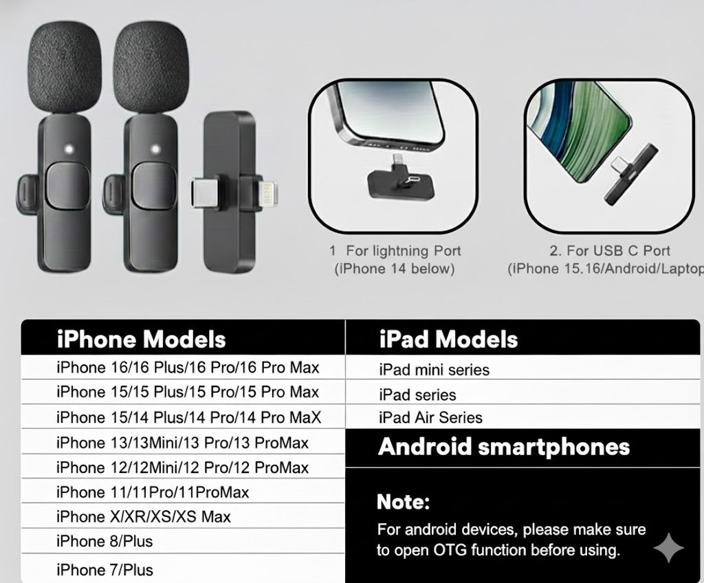 Whispr AirMic: Wireless Microphone