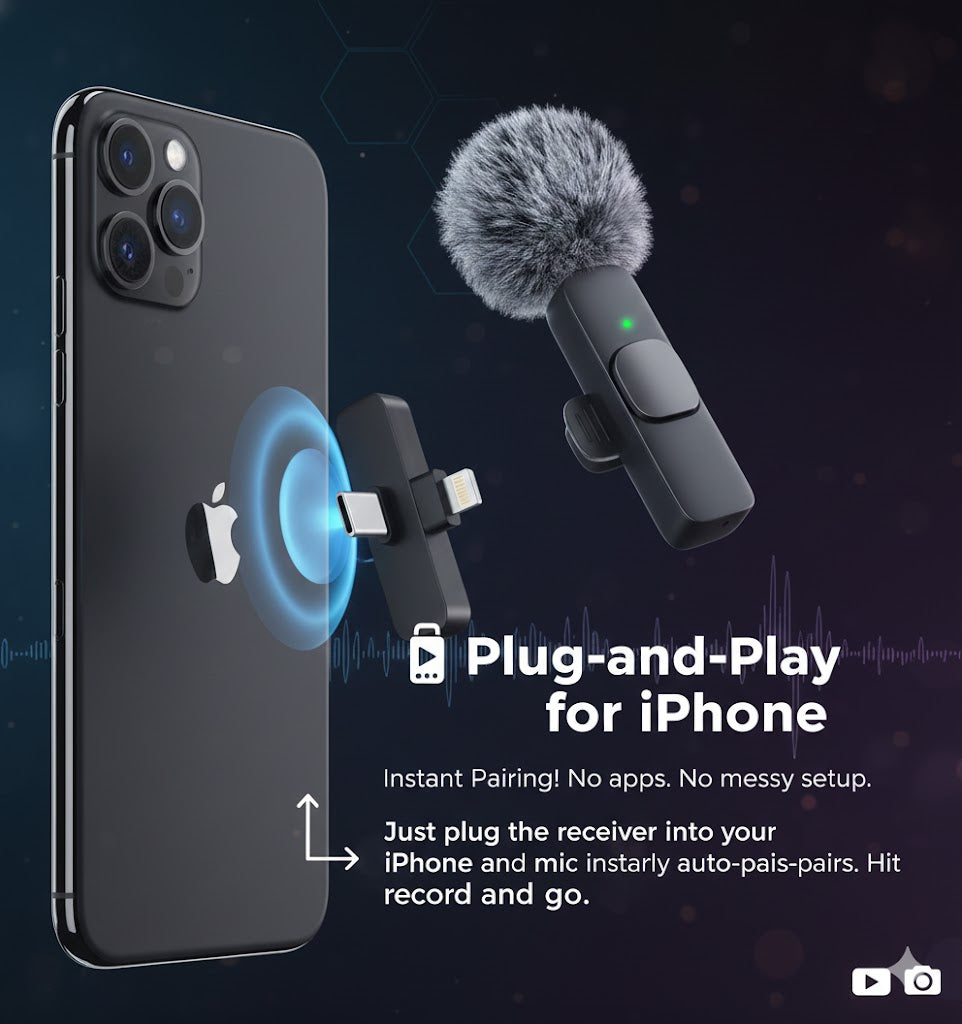 Whispr AirMic: Wireless Microphone