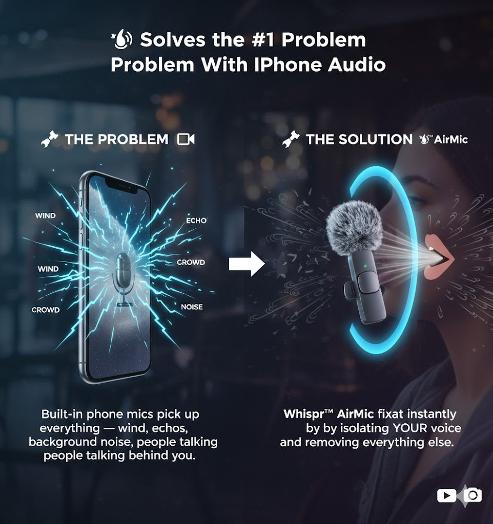 Whispr AirMic: Wireless Microphone