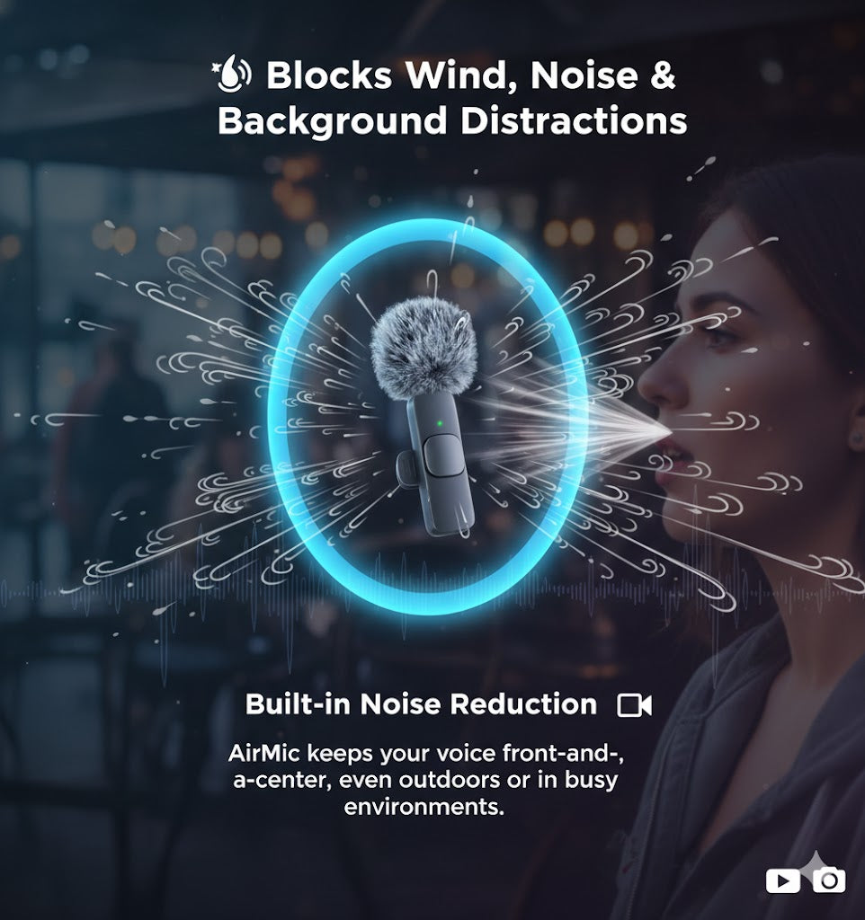 Whispr AirMic: Wireless Microphone